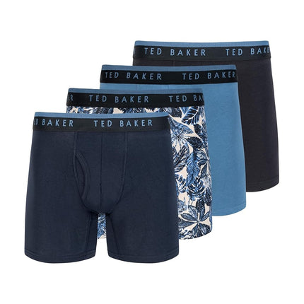 Ted Baker Men's Standard 4 Pack Cotton Stretch Box