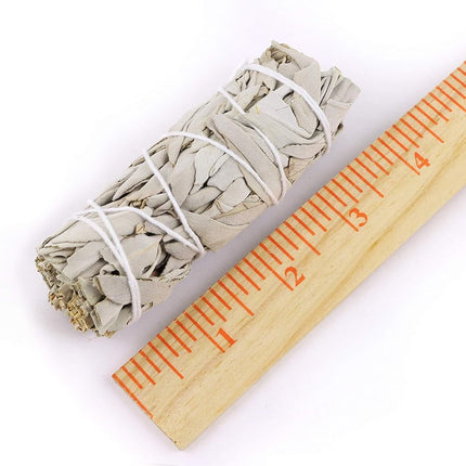 SOUL STICKS 4 Inch 6-Pack Organic California White Sage Smudge Sticks Bulk for Home Cleansing, Negative Energy Removal, Good Energy Meditation & Smudging Rituals | Pure Sage Bundles