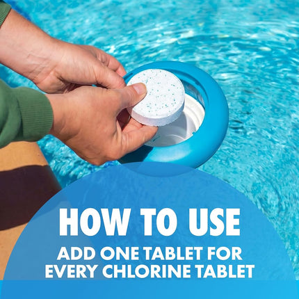 ARM & Hammer Clear Balance Swimming Pool Alkalinity pH Maintenance Tablets, White, 1 Pack, 24 Count