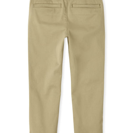 Pantalon chino skinny extensible pour garçons The Children's Place, couleur lin, taille 18S