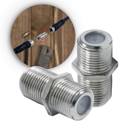 GE 23203 Adaptateur de Rallonge de Câble Connecte Deux Câbles Vidéo Coaxiaux