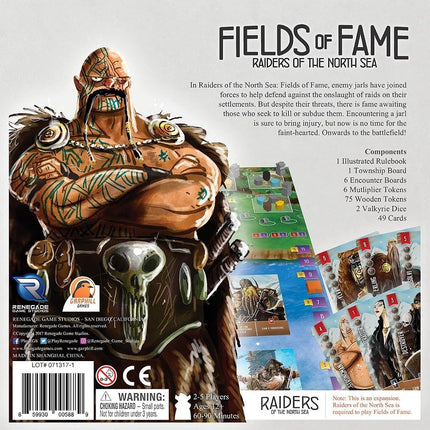 Renegade Game Studios Raiders of The North Sea Fields of Fame Tabletop Game