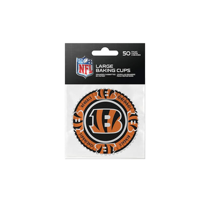 Sports Vault NFL Cincinnati Bengals Baking Cupslarge, Team Colors, One Size