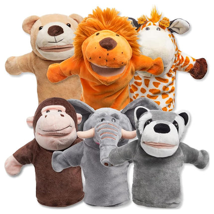 JOYIN Animal Friends Deluxe Kids Hand Puppets with