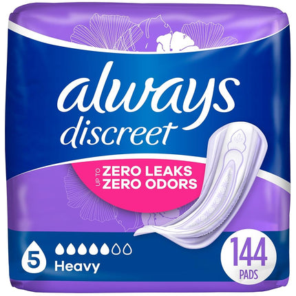 Always Discreet Incontinence Pads, Maximum Absorbe