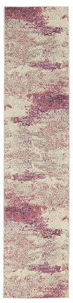 Nourison Celestial Modern Area Rug Runner, 2' x 6' (2'x6'), Ivory/Pink