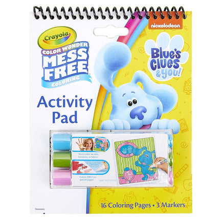 CRAYOLA Blues Clues Color Wonder Activity Pad, Mes
