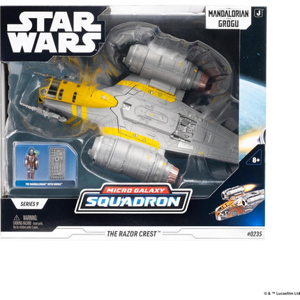 Star Wars™ Micro Galaxy Squadron Razor Crest - 18 cm Vehicle with 2,5 cm Micro Figure Accessory