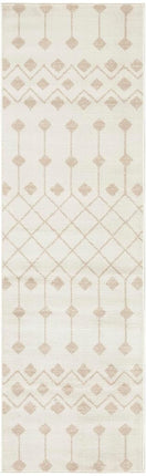 Nourison Grafix Farmhouse Ivory Beige 2'3" x 7'6" Area Rug, Easy Cleaning, Non Shedding, Bed Room, Living Room, Dining Room, Kitchen (2x8)