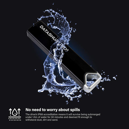 iStorage datAshur PRO2 256 GB - Secure Flash Drive - FIPS 140-2 Level 3 Certified - Password protected - Dust/Water-Resistant