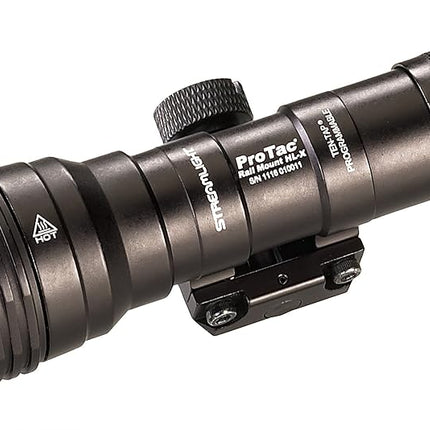 Streamlight 88066 ProTac Rail Mount HL-X 1000-Lumen Multi-Fuel Weapon Light with Remote Switch, Tail Switch, Clips, and CR123A Batteries, Box, Black