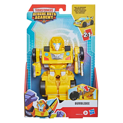 Transformers Rescue Bots Academy Bumblebee Robot de juguete convertible, figura de acción coleccionable de 15 cm de Playskool Heroes para niños a partir de 3 años (Exclusivo de Amazon)