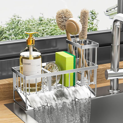 Cisily Sink Caddy Sponge Holder for Kitchen, 304 S