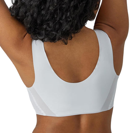 Bali Women's Comfort Revolution Easylite Wireless, Pullover Wirefree T-Shirt Bra Full Coverage, Opaque, White, L