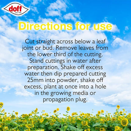 Doff Natural Rooting Powder Promotes Strong Healthy Roots 75G