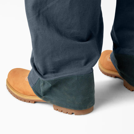 Dickies para mujer, overol de peto de lona encerada de ajuste relajado, BIBS, azul fuerza aérea, 4GG Plus