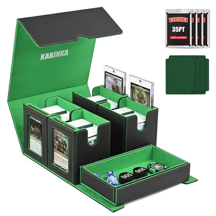 Card Deck Box for MTG with Commander Display, 5 in