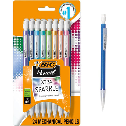 Bic Extra Sparkle Mechanical Pencils 2, Multi-Colour