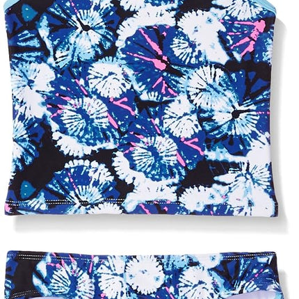 Traje de baño tankini Kanu Surf Alexa para niñas grandes, azul, talla 14