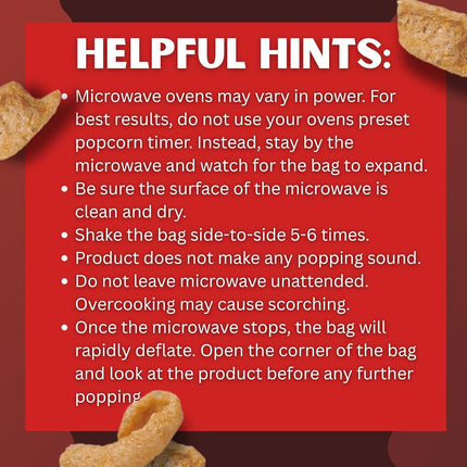 Lowrey's Hot & Spicy Bacon Curls, Microwave Pork Rinds (Chicharrones), 1.75 Ounce Package, (Pack of 18)
