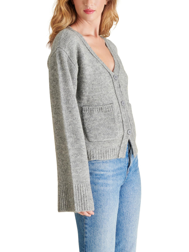 Steve Madden Apparel Gilet Odelia pour femme, gris, petit