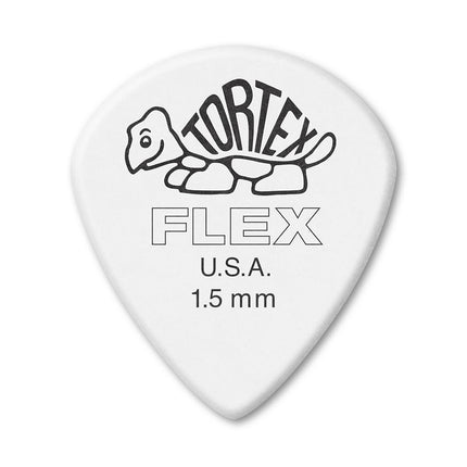 JIM DUNLOP 466R1.5 Tortex Flex Jazz III XL 1.5mm Guitar Pick - 72 Pack