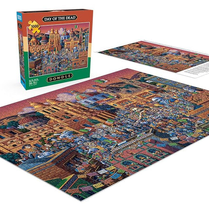 Buffalo Games - Eric Dowdle - Day of The Dead - 1000 Piece Jigsaw Puzzle for Adults Challenging Puzzle Perfect for Game Nights - Finished Puzzle Size is 26.75 x 19.75