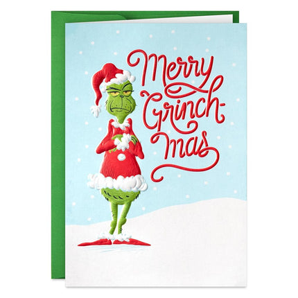 Hallmark Dr. Seuss Boxed Christmas Cards, Merry Grinchmas (16 Cards and 16 Envelopes)