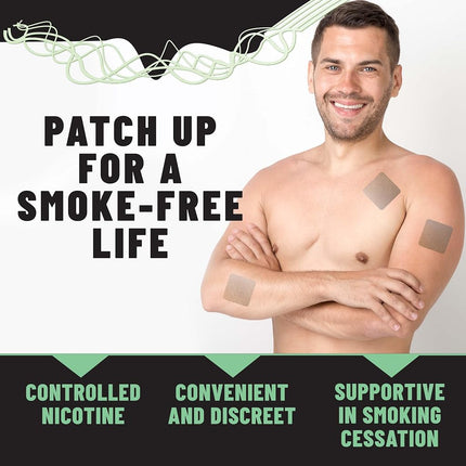 Anti-Smoke Herbal Patches 14 mg | Quit Smoking Patches to Help Reduce Cravings | Herbal Stop Smoking Aid for a Healthier Lifestyle - 30 Patches