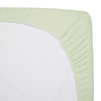 American Baby Company Lot de 2 draps-housses en jersey 100 % coton naturel pour parc de jeu Pack N Play, couleur céleri, doux et respirant, pour garçons et filles