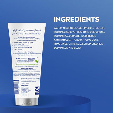NIVEA Skin Firming & Toning Gel-Cream 6.7 Ounce