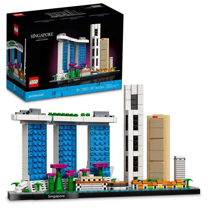 LEGO Architecture Skyline Collection: Singapore 21057 Building Kit; Collectible Display Model for Adults (827 Pieces)