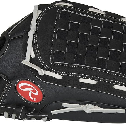 Rawlings | Guante de sóftbol de lanzamiento lento RSB | Lanzamiento con la mano derecha | 14" - Red en forma de cesta