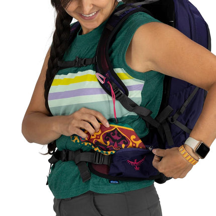Sac à dos de randonnée léger Osprey Tempest 11 pour femme, noir/gris anthracite, taille unique