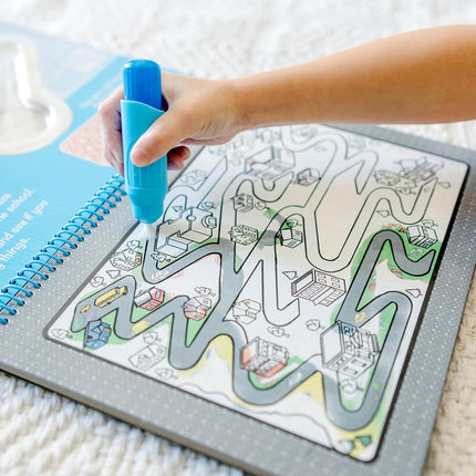 Melissa & Doug On the Go Water Wow! Reusable Water-Reveal Deluxe Activity Pad � Around Town