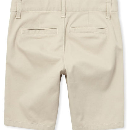 The Children's Place Girls' Uniform Chino Shorts 2-Pack Bisquit 16