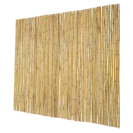 VEVOR Natural Rolled Bamboo Fence, Eco-Friendly Bamboo Privacy Fence 6 ft H x 8 ft L x 0.75 in D, Decorative Bamboo Privacy Screen for Garden, Backyard, Balcony, Patio, Pool Side