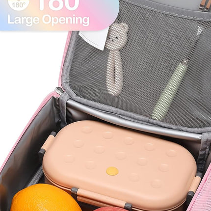 Bagseri 2 Pack Kids Lunch Box - Insulated School Lunch Bag for Girls Boys
