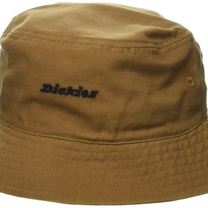 Dickies Men's Script Logo Canvas Bucket Hat, Brown