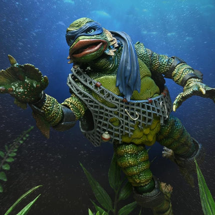 Neca - TMNT x Universal Monsters - Leonardo As The Creature 7 Inch Action Figure