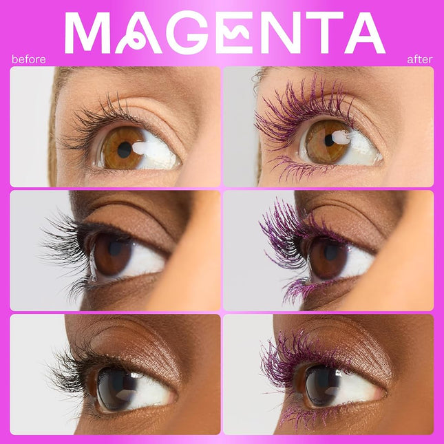 tarte tartelette tubing mascara – Lash Extensions in a Tube, Easy-to-Remove Eye Makeup, Clinically Proven to Volumize & Curl, 24Hr Smudge-Proof Longwear, Vegan & Cruelty-Free, full size, magenta
