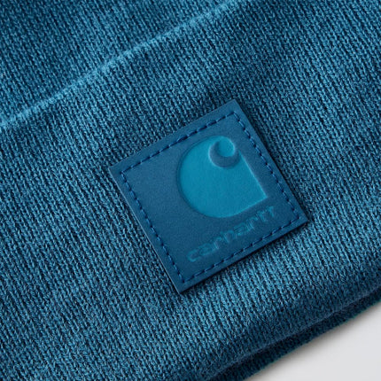 Carhartt Men's Tonal Patch Beanie, Dark Tranquil Blue, One size