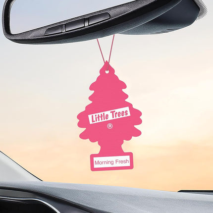 Little Trees Air Fresheners Car Air Freshener. Hanging Tree Provides Long Lasting Scent for Auto or Home. Morning Fresh, 24 Air Fresheners