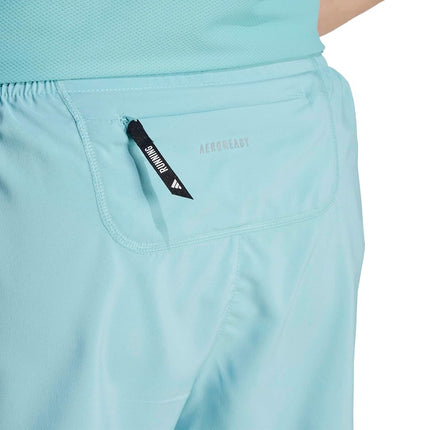 adidas Men's Own The Run Shorts, Mint ton, XS 7 inch
