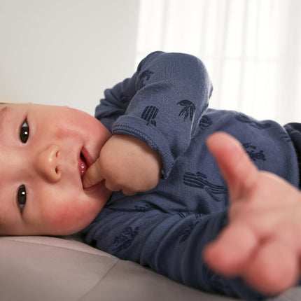 Paquete de 6 mamelucos de manga larga para bebé niño Gerber, estilo occidental, 12 meses