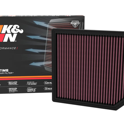 K&N Replacement Air Filter Compatible with Ford Br