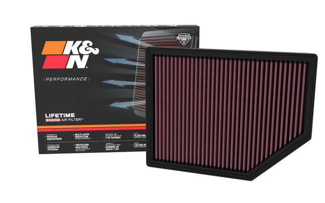 K&N Replacement Air Filter Compatible with Ford Br
