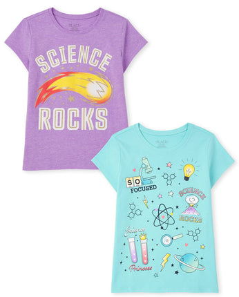 The Children's Place Girls' Short Sleeve Graphic T