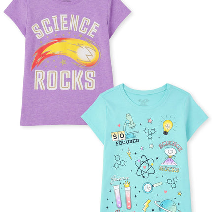 The Children's Place Girls' Short Sleeve Graphic T
