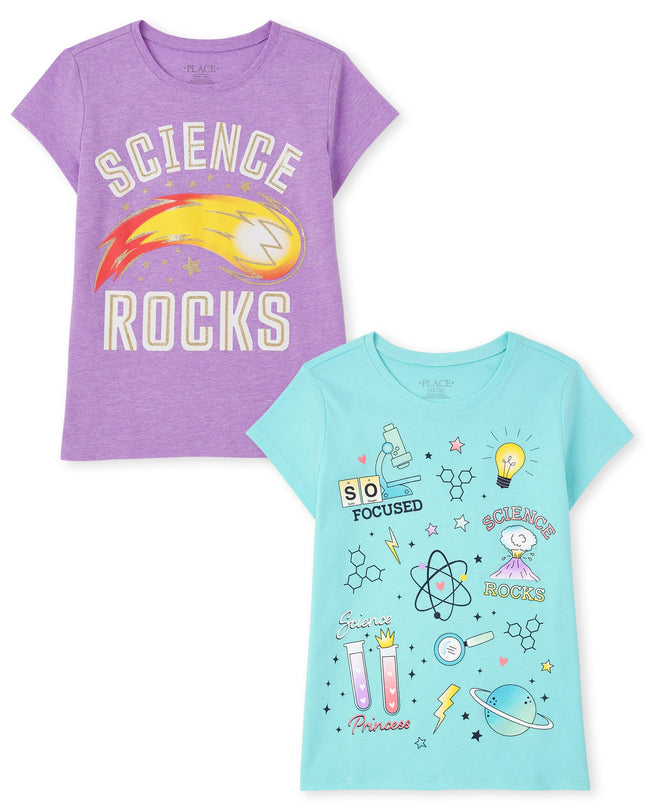 The Children's Place Girls' Short Sleeve Graphic T